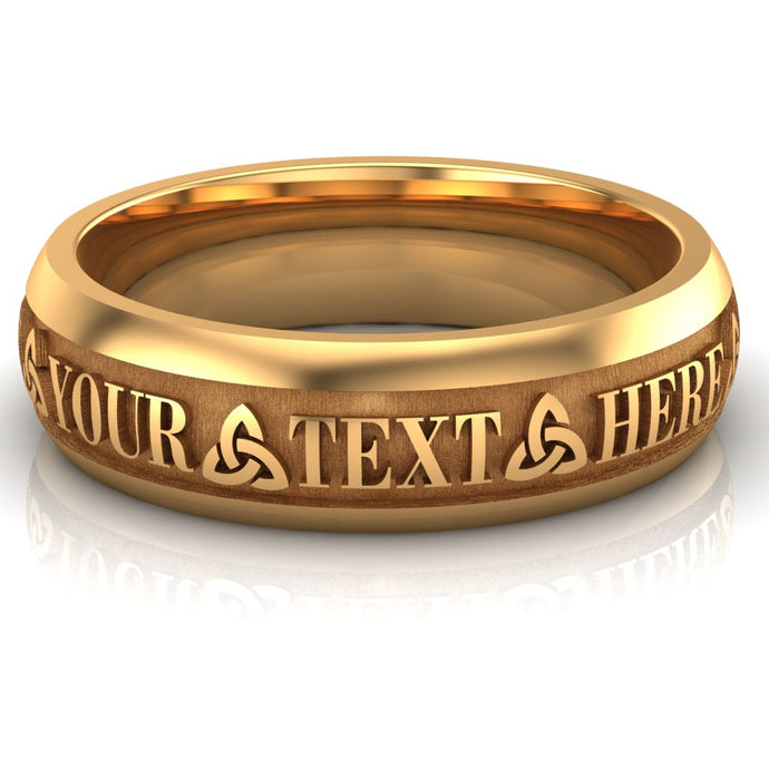 Custom Wedding Ring 1 - Yellow Gold